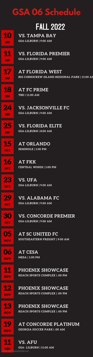 The 2022 Fall season begins next weekend, super excited! <a href="/TheECNL/">The ECNL</a> <a href="/ECNLgirls/">ECNL Girls</a> <a href="/GSAsoccer/">Gwinnett Soccer Acad</a>