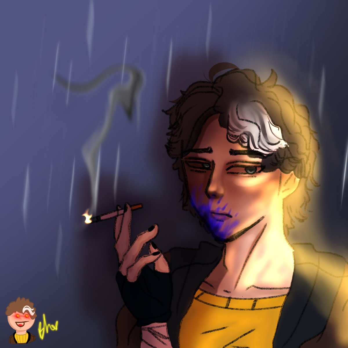 flowersforsap's tweet photo. mf went to utah wth

anyways, here’s a drawing of revivebur after *🤠* friend 

#wilbursootfanart #wilbursoot #revivebur #dsmpfanart #dsmp #mcyt #mcytfanart @WilburSoot https://t.co/FeeT8D39yS