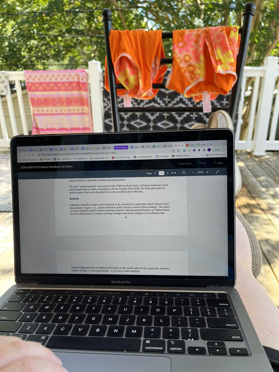 Lwatkins92's tweet photo. Life with 3 is busy this weekend at the beach while still finding pockets of time to work on grad school work #dedicated #adminready๐ https://t.co/gUAjd8kSBc