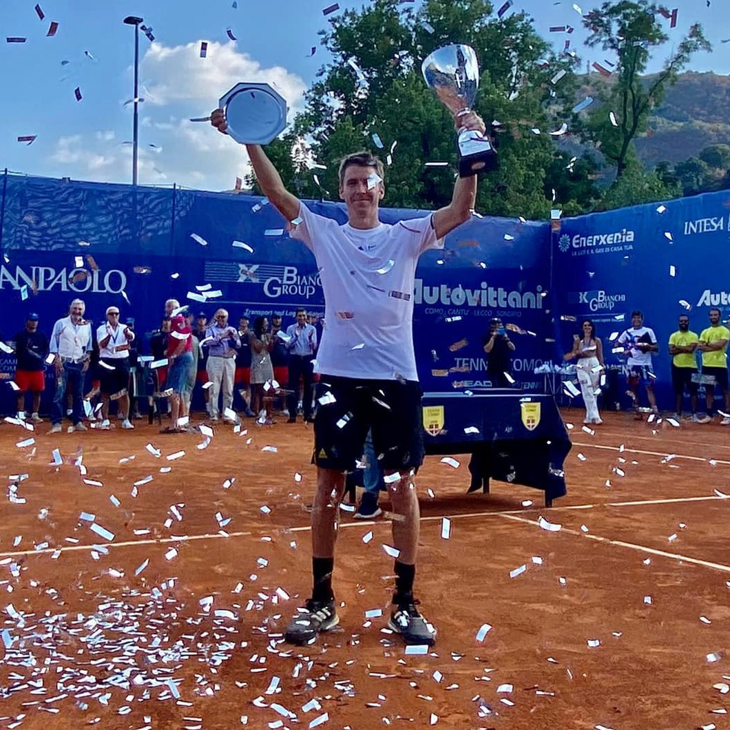 ATP Challenger Tour (@atpchallenger) on Twitter photo That winning feeling again ๐
๐ฉ๐ช <a href="/cedrikstebe/">Cedrik-Marcel Stebe</a> wins his 9th Challenger title and first since 2019 after defeating Passaro 7-6(2), 6-4 in Como!
#ATPChallenger | ๐ธBettina Musatti That winning feeling again ๐
๐ฉ๐ช <a href="/cedrikstebe/">Cedrik-Marcel Stebe</a> wins his 9th Challenger title and first since 2019 after defeating Passaro 7-6(2), 6-4 in Como!
#ATPChallenger | ๐ธBettina Musatti