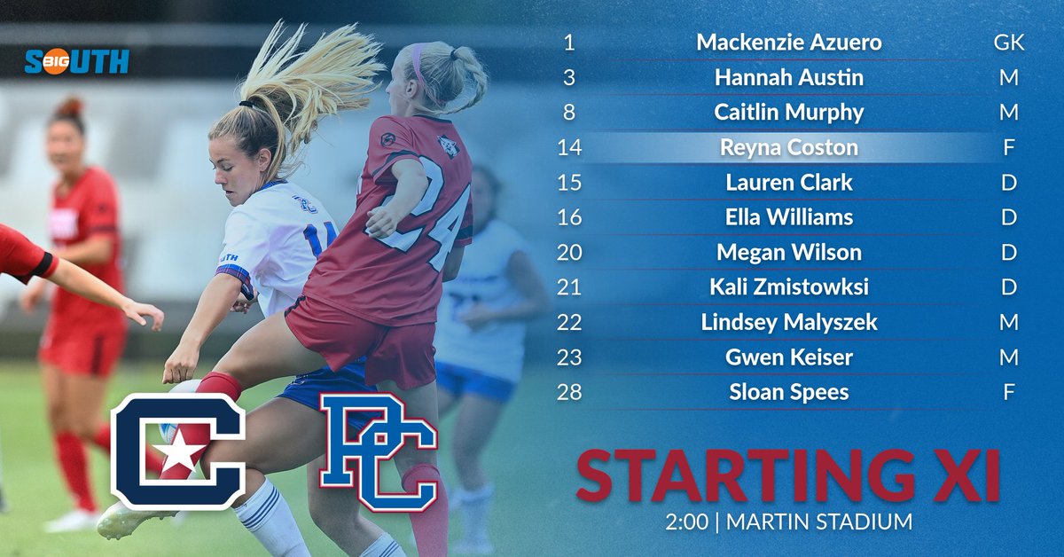 BlueHoseWSOC's tweet photo. Our starting XI vs. The Citadel 👀

First touch happening in under 5️⃣ minutes!

#GoBlueHose https://t.co/VCK4QkatKh