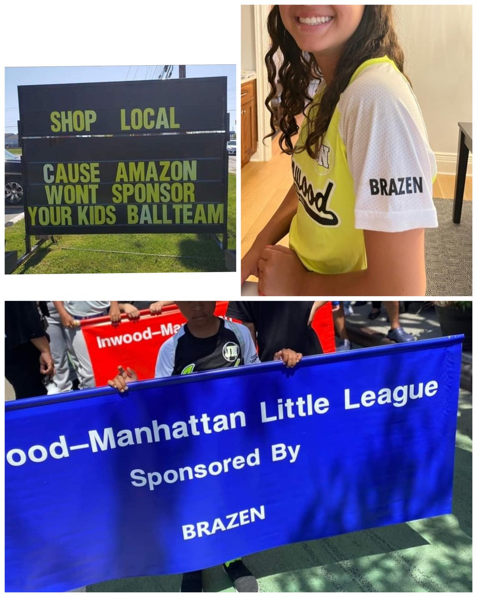 BrazenLingerie's tweet photo. So happy to have sponsored #Inwood #LittleLeague Girl's Softball this summer. 

#supportsmallbusiness #shoplocal #inwoodmanhattanlittleleague #uptown #girlssoftball #summerinNYC https://t.co/jJDHZeN9Jz