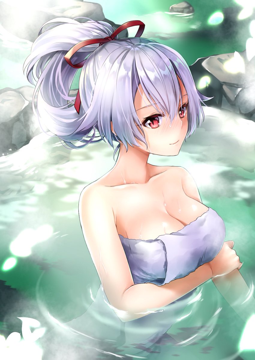 “I decided to go relax in the springs.. Care to join me [Reader]~”