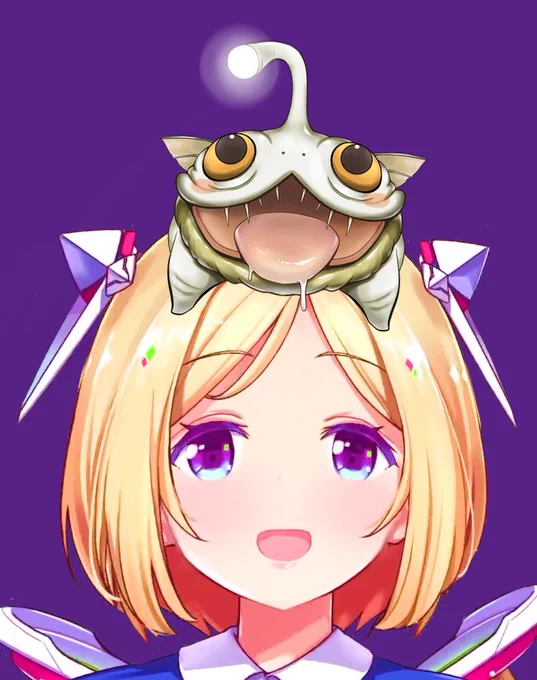 アキロゼちゃん用素材 #アロ絵 【よろしくムキドッグ】ムキドッグを頭や肩に乗せられるよキモカワドッグと大冒険《ギガファイル》 
