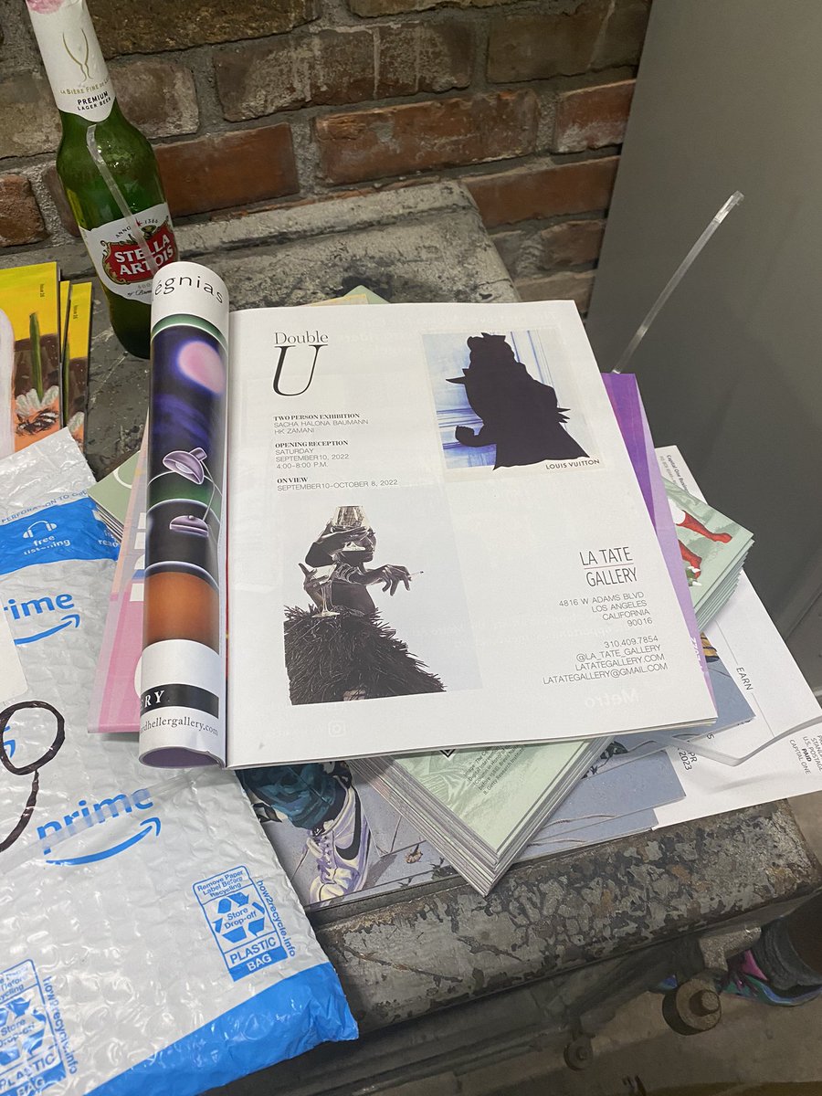 Sacha_Baumann's tweet photo. It us @HkZamani @artillerymag #1700SSantaFe #DoubleU @wmag https://t.co/I4wDxuTdlF