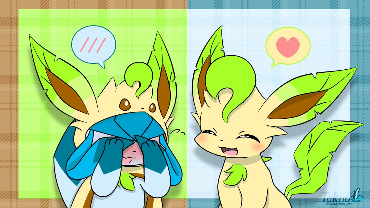 samarium_eve's tweet photo. そのポンチョ着てるぐれちゃん、可愛くて好きだなぁ。
#リフィグレの日
#Leafeon #Glaceon
#Folipurba #Glaziola https://t.co/2WZtb8KJwv