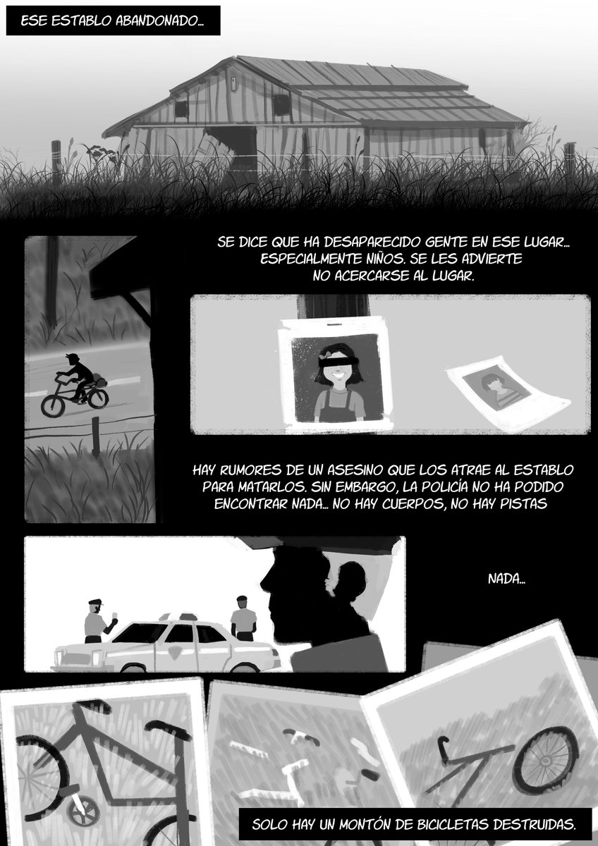 Presentando nuestro nuevo cómic: 'The Farmstead'. En un misterioso establo abandonado, se han reportado múltiples desapariciones. Alexander es mortificado por un suceso extraño que le ocurrió allí, por lo que va a investigar el lugar. #drakkarcomics #webcomic #comics