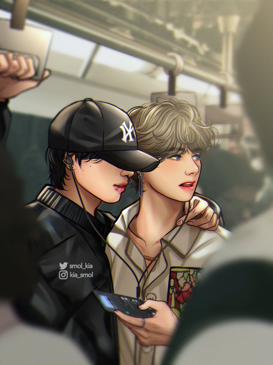 smol_kia's tweet photo. Subway
#taekook https://t.co/fjwRe11D9s