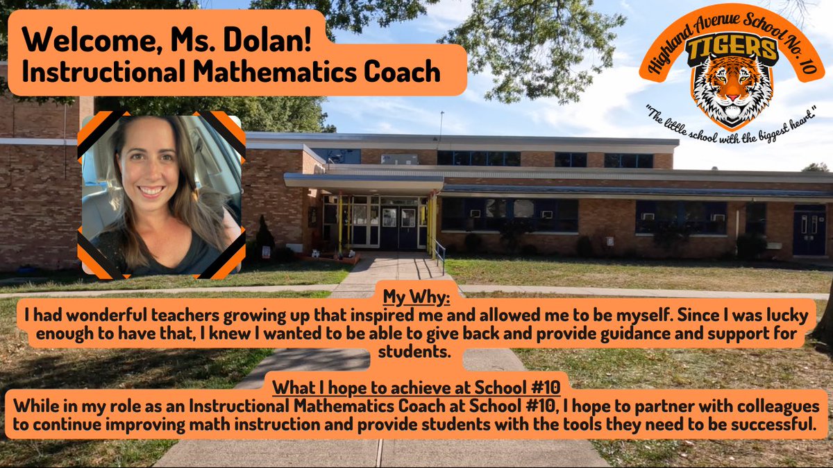 A great big School No. 10 welcome to our new Instructional Mathematics Coach, Ms. Dolan! @MsDolan_ @LPS_Mathematics #School10Rocks #WeAreSchool10