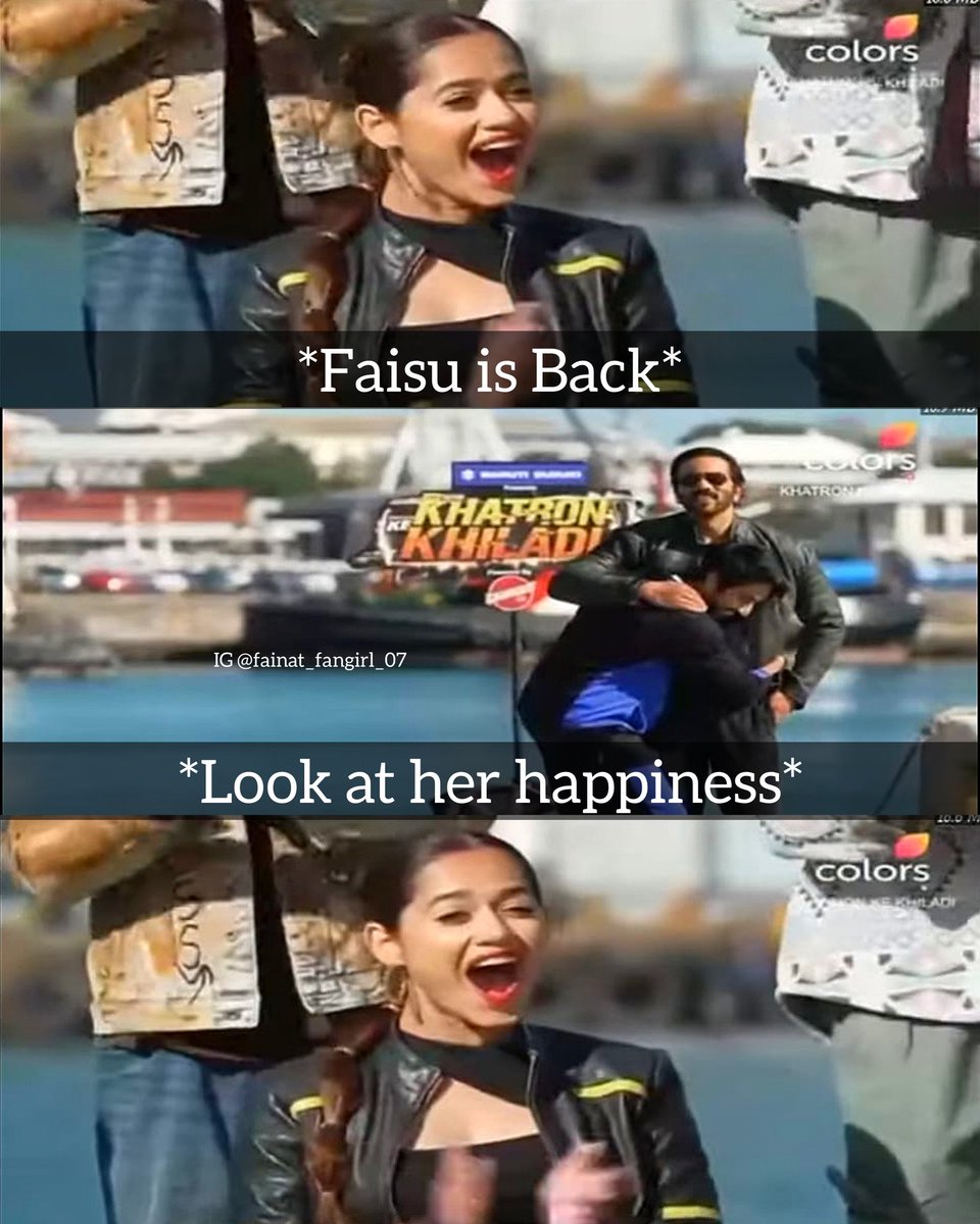 disha_patel2907's tweet photo. #FaisalShaikh is back and look at #JannatZubair 's happiness 😍🙈
.
My adorable munchkins
Mashallah 🧿
.
#FaiNat #FaiNatInKKK12
#FaiNatians

#MrFaisuInKKK12
#JannatZubairInKKK12
#KKK12 #KhatronKeKhiladi12 https://t.co/8OJIWL7ri2