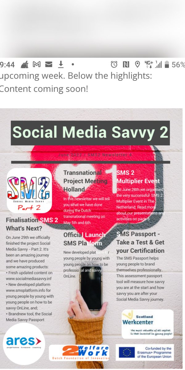 Did you already read our SMS 2 Newsletter? socialmediasavvy.info/english/