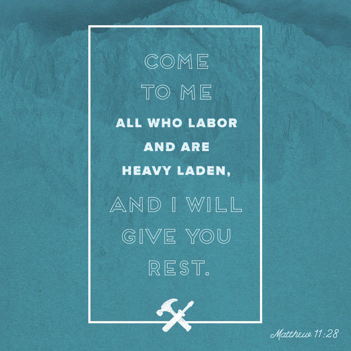 DallasAWillard's tweet photo. Lay your burdens down, all you who labor. #DallasWillard #scripture #labor #laborday https://t.co/XQUvjwtoFc