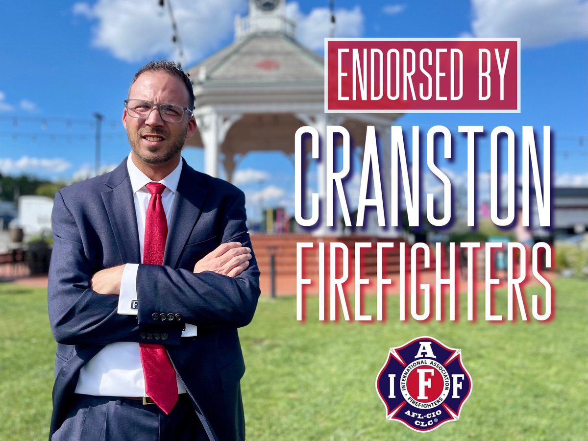 MattReillyRI's tweet image. I am so proud and humbled to receive the support and endorsement of the Cranston Rhode Island Fire Fighters. The safety of the residents of Cranston is my first priority.