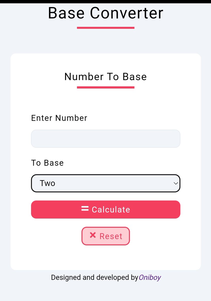 Abdullahioni2's tweet photo. Check out my new freestyle website
👉You can now easily convert numbers to any base😉 Javascript  in action 
https://t.co/7oN1bYIeES

https://t.co/7oN1bYIeES https://t.co/5EDoRRkewY