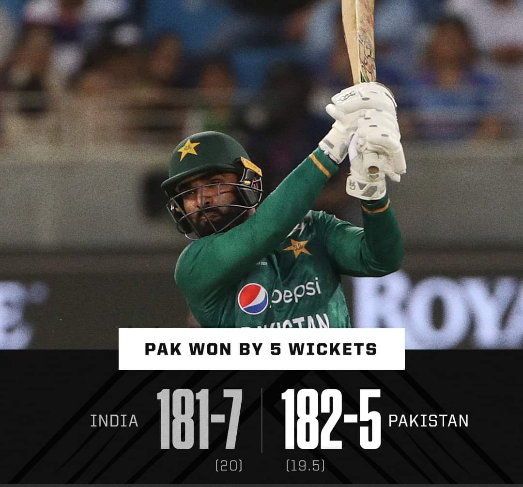 NowledgePak's tweet photo. PAKISTAN WIN WITH ONE BALL TO SPARE 👏 

#INDvPAK | #AsiaCup2022 | #nowledgepakistan https://t.co/iBqgeoyNGs