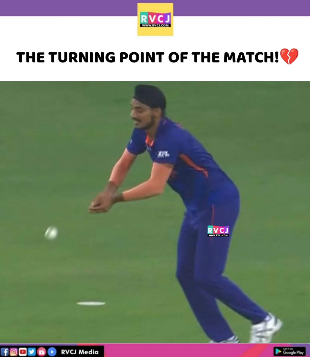 This catch costed us..
#AsiaCup2022 #INDvPAK #arshdeepsingh