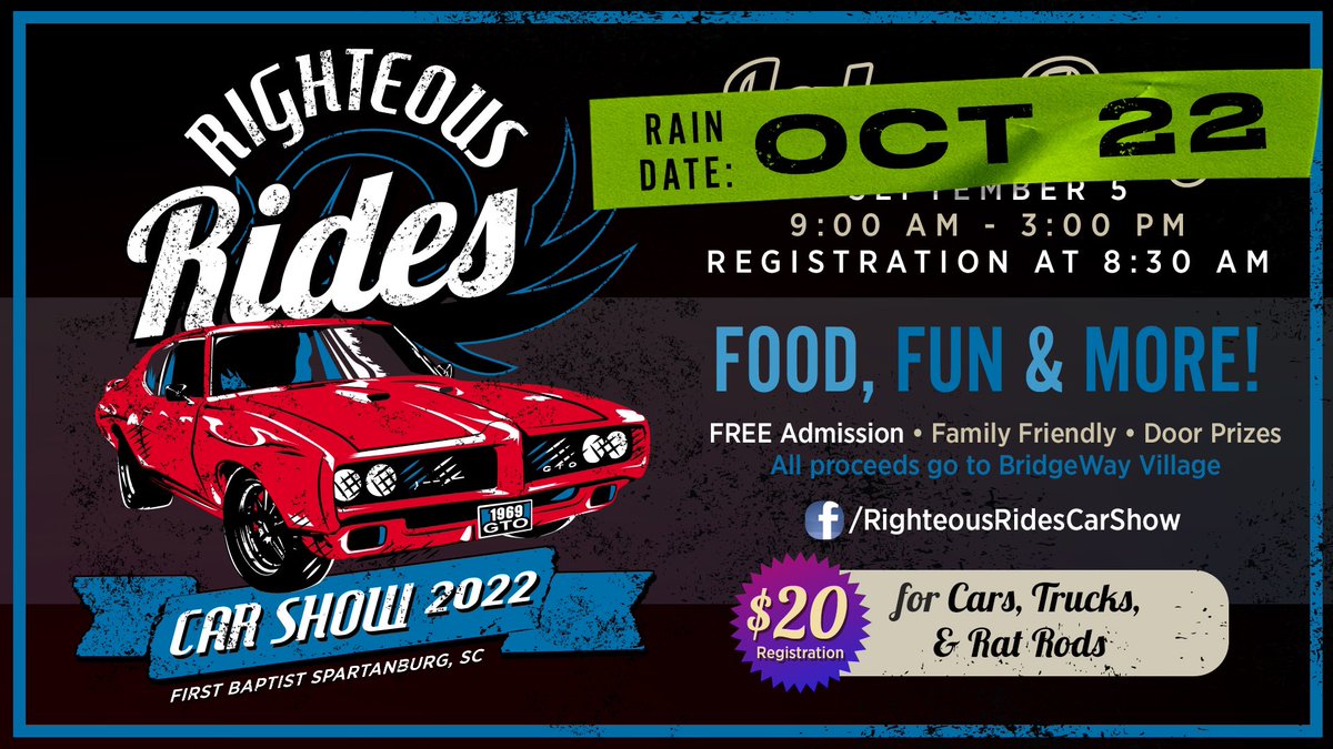 Postponed due to weather!