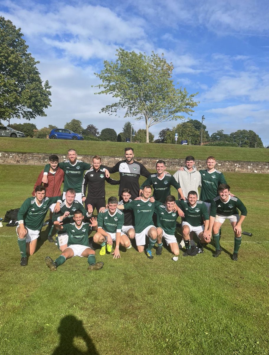 eastwood_park's tweet photo. Normandy Star v Eastwood Park 

Scottish Cup First Round

FT 5-5 
AET: 6-5 Eastwood Park

⚽️ x 2 Fitzy 
⚽️ Lewis G
⚽️ Nelis 
⚽️ Ewan C
⚽️ Conor McGhee 

MOTM: Runci 

Found ourselves 5-2 down at half time but the boys showed great character to grind out a great win in Dumfries💪🏻 https://t.co/tlvBpQYetK