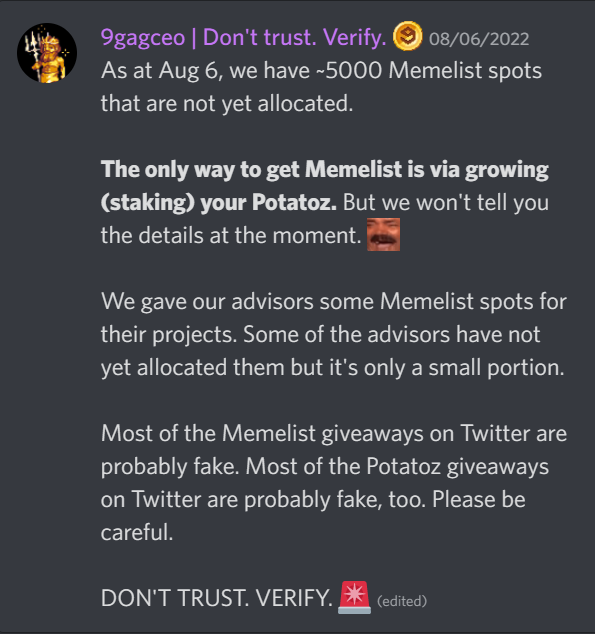 morgoth786's tweet photo. @9gagceo @memelisted @y00tlist wtf is this for ? Why am i growing my potatoz then? This is also one of the reasons i am staking my potatoz. Now i dont get it why you are trying these cheap method. if you want to do it, then re-phrase that bold line in the snap and do tf you want. @9gagceo https://t.co/EooFZYOVxI