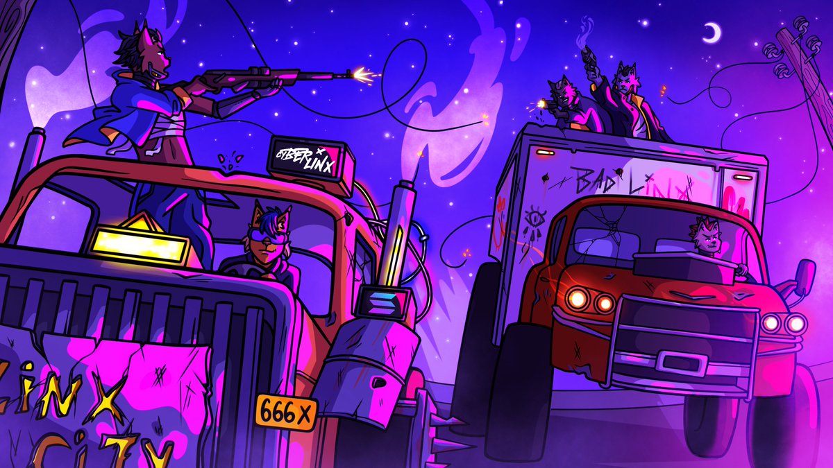 💎Cyber Gang 😼👈 
🚀 Mint day is September 6th at 2:00 pm UTC until 6:00 pm UTC.
💳CyberPass will be able to purchase until 4 hours before mint.
➡️utility.cyber-linx.io/cyber-pass
💳1 CyberPass is 🟰 to 1 Cyberlinx NFT.😼

🌐More info in our discord:
 discord.gg/CT4fzNN68Z
#Solana