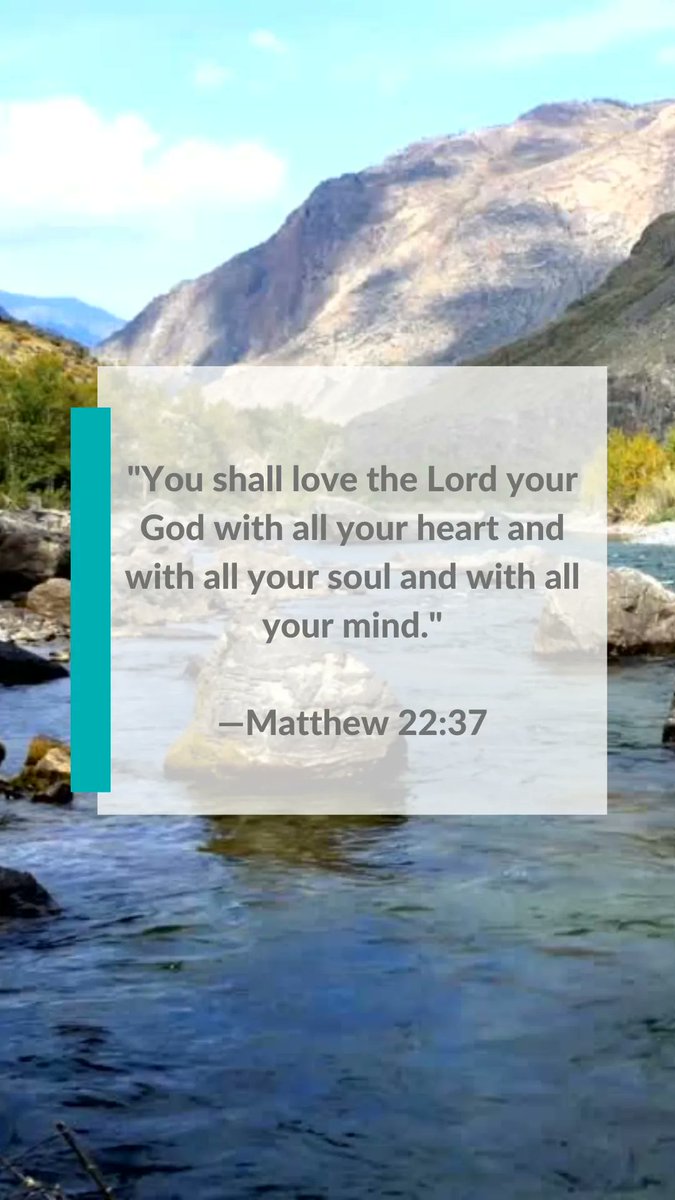 worldconcern's tweet photo. “You shall love the Lord your God with all your heart and with all your soul and with all your mind.” —Matthew 22:37 #scripturepost https://t.co/BRA84qIzeb