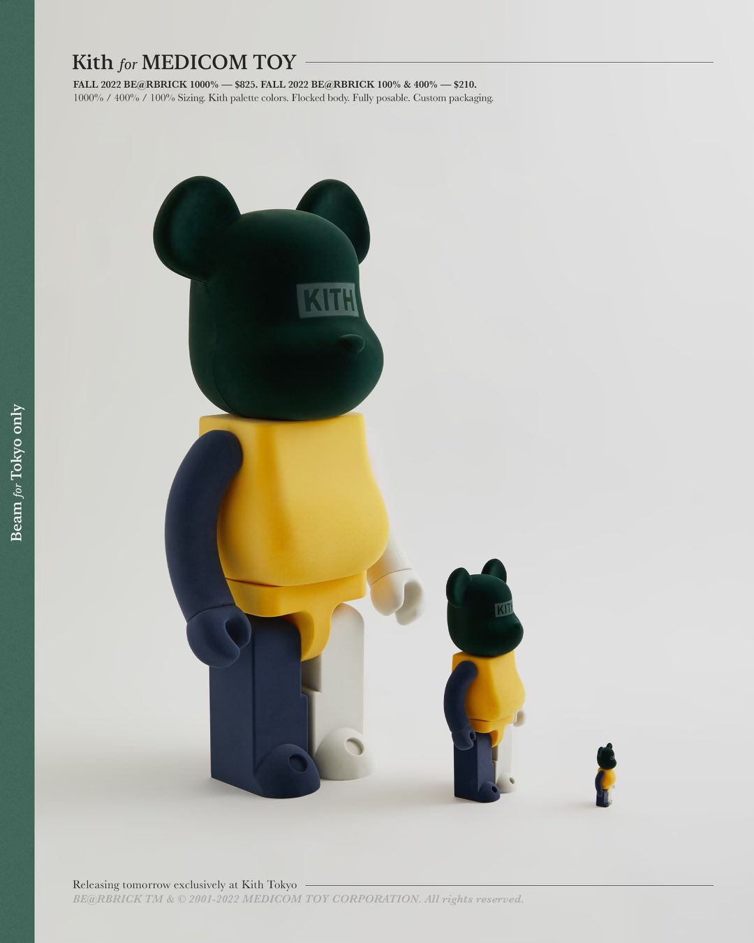 その他 MEDICOM TOY - Be@rbrick KITH for MEDICOM TOY 1000%BEAM Be@rbrick KITH for MEDICOM TOY 1000%BEAM