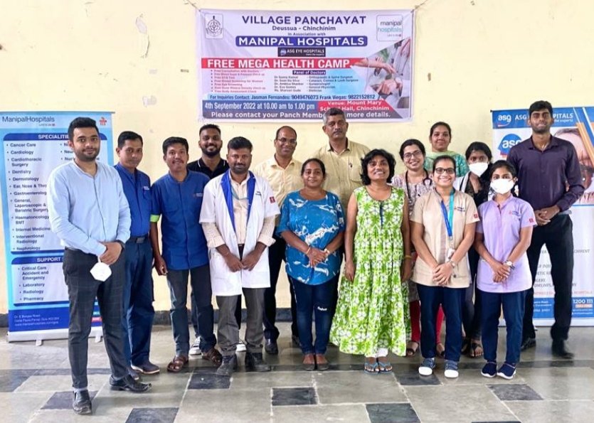 viegas_frank's tweet photo. Thank you @ManipalHealth @ASGEyeHospitals for conducting a health camp at Chinchinim in association with Village Panchayat @DrPramodPSawant @GovtofGoa @visrane @PMOIndia @GoaPanchayatRaj @Coll_SouthGoa https://t.co/y1tN2CYMA1