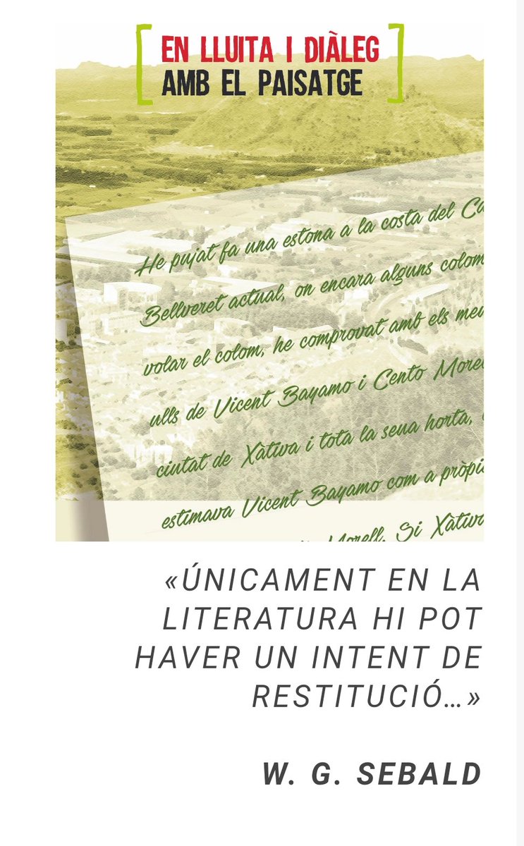 BLletraferit's tweet photo. Actes especials al #BellcaireLletraferit
Divendres 23 de setembre a les 7 del vespre a la Sala 1 d'octubre inaugurem l'exposició "Patrimoni oblidat, memòria literària a càrrec de @JosepSantesmases, president de la #CCEPC i Vicepresident del #IRMU. https://t.co/9tCvKLWWZX https://t.co/J5MSC1WFWs