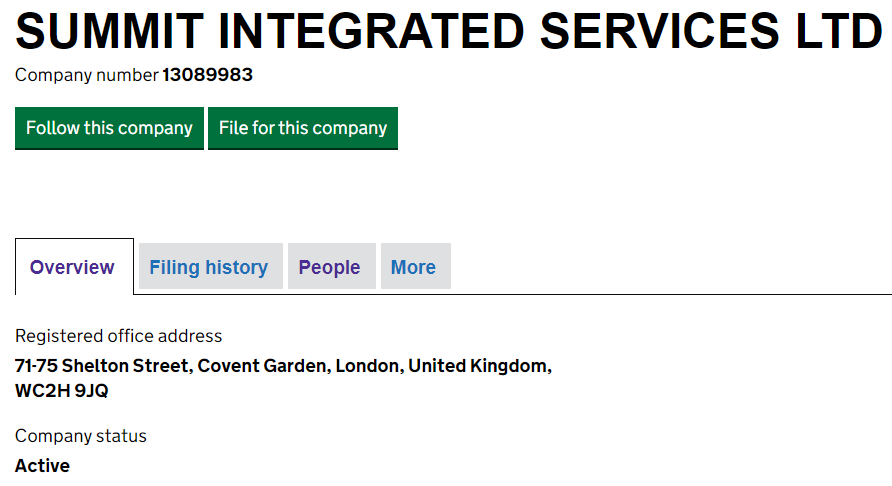 DavidHundeyin's tweet photo. Didn't flag this earlier, but I'll do so now. In the Alpha Beta lawsuit case files, there are 2 suspicious transfers totalling over $4m to one "Summit Integrated Services Ltd".

It is a UK registered "engineering services" company whose directors all live in Colombia. https://t.co/fciGmVvh4k