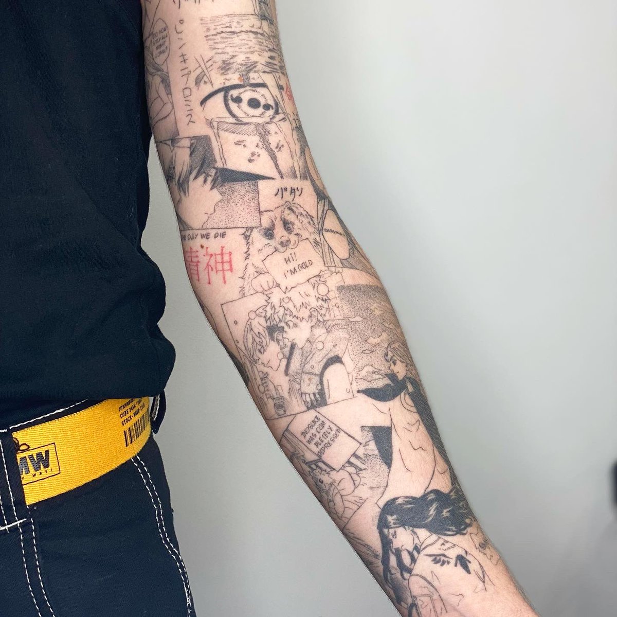 soleiye's tweet photo. le ptit schema apres 1h de blabla projet vs le rendu apres 5/6 séances de tattoo https://t.co/UqhiFS109e