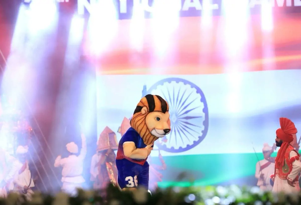 Media_SAI's tweet photo. Take a look at the mesmerizing moments &amp; takeaways from the #36thNationalGames Anthem &amp; Mascot launch event 🤩🤩

#NationalGames2022 will be hosted in Gujarat from 29th Sept to 12th Oct 

Stay tuned for updates!!
#IndianSports #NationalGames https://t.co/WA0BvNME1l