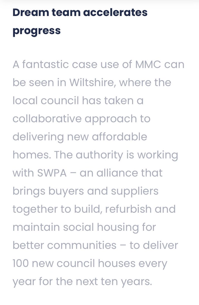 poolereads's tweet photo. Great to see our partners @wiltscouncil @SWPAProcure and @Rollalong_Ltd getting the column inches they deserve and getting the benefits of #modular #MMC out there. Great work @lauralyonsyoung https://t.co/KG8itlACDS