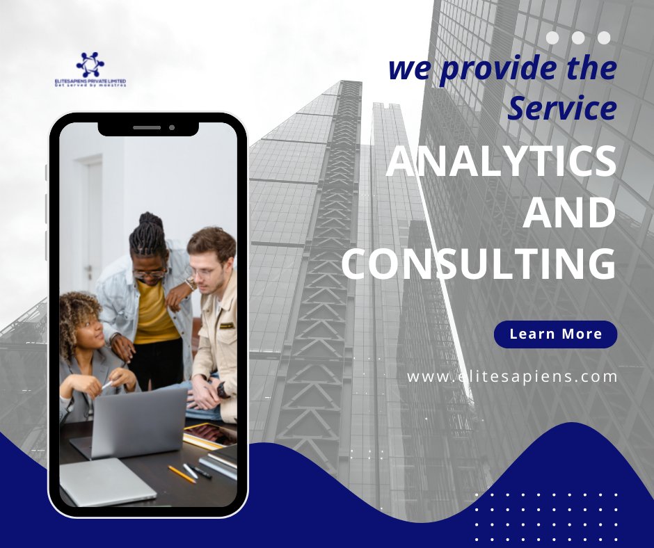 EliteSapiens's tweet photo. We'll work with you to understand your specific goals and then tailor our analytics services to meet them.
Let Experts at EliteSapiens helps you to grow your business https://t.co/3xuDMHS1Qs
.
.
.
#digitalbussiness #digitalbussinessdeveloper #digitalbussinessevolution https://t.co/40CLix5axl