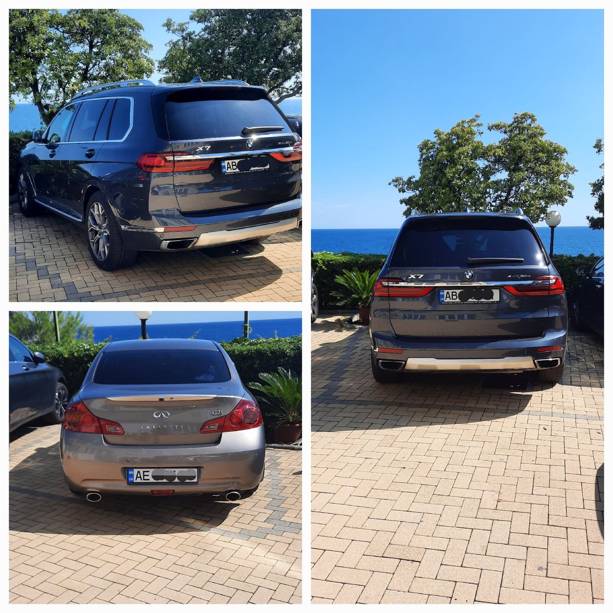 PhilDuLux's tweet photo. Vu sur le parking d'un grand hôtel sur la riviera italienne 😡
Apparemment c'est pas la guerre pour tout le monde ! 
Je suis écœuré d'autant plus qu'ils sont logés et nourris quasi gratuitement.
J'en peux plus de cette mascarade ! https://t.co/GEqSSXJKHM