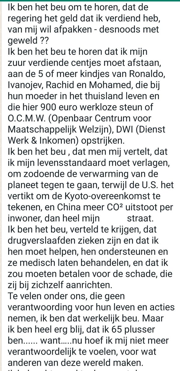 Flick1_'s tweet photo. Een vierluik van een gepensioneerde
Lees het van links naar rechts
Afbeeldingen aanklikken om volledig te kunnen lezen. 
Zo gaat de Nederlandse overheid met haar onderdanen om... https://t.co/beJknDFDxj