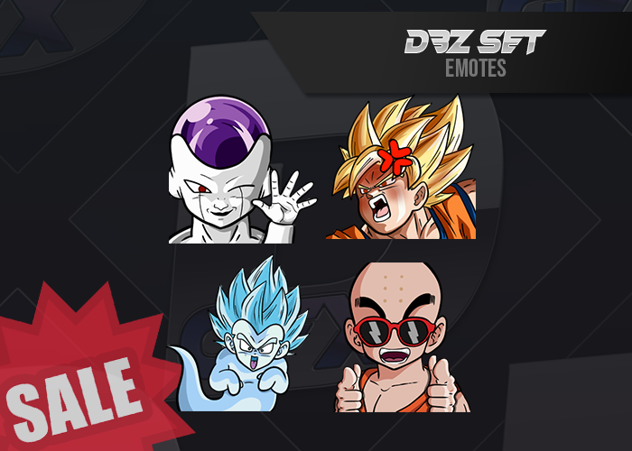 DauntlexTV's tweet photo. #DragonBallZ 4x Twitch emote set now ON SALE. 

$10 for all 4 emotes!! DM me for purchase.

#TwitchGraphics #emotes #TwitchEmotes #DBZemotes #GraphicArtist 

(if you're tagged pls RT <3) https://t.co/kgTTJnZhX3