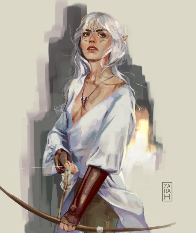 「Inquisitor Ellana, by za-ra-h 」|Benのイラスト