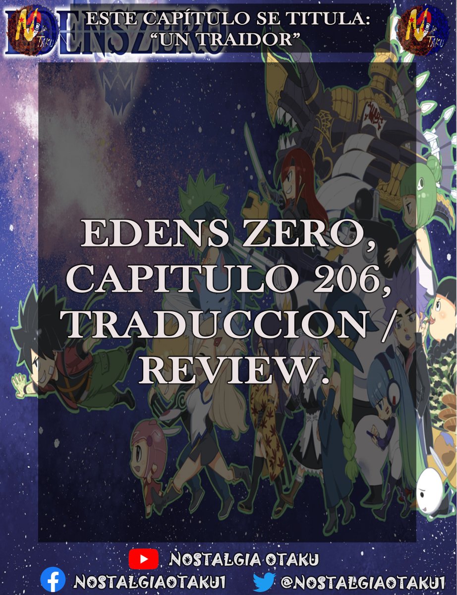 NostalgiaOtaku1's tweet photo. Chicos les comparto la TRADUCCIÓN del capítulo 206 de #EdensZero. Si no quieren leer mucho está la REVIEW en mi canal de YouTube (TIENE SUBTÍTULOS EN INGLES). Parte 1/3. #EZspoilers #edenszero206 #FairyTail #FairyTail100yearsquest
REVIEW 206: https://t.co/DV9NgclJ4h https://t.co/SnbQPnUTQA