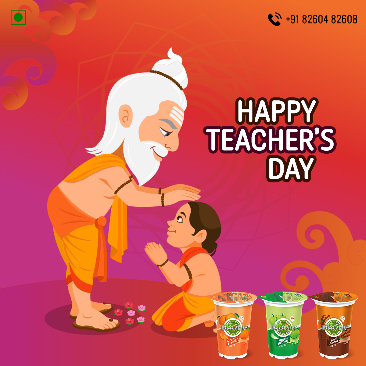 FoodishaDrinks's tweet photo. Let us remember: One book, one pen, one child, and one teacher can change the world. Happy Teachers' Day!

#teachersday #teachers #teachersofinstagram #happyteachersday #5thseptember #Foodisha #OrangySizzler #AppleStorm #ImliZeera #FoodishaDrinks #WeAndAllGood #xbrefoods https://t.co/X9wW1U4IxW