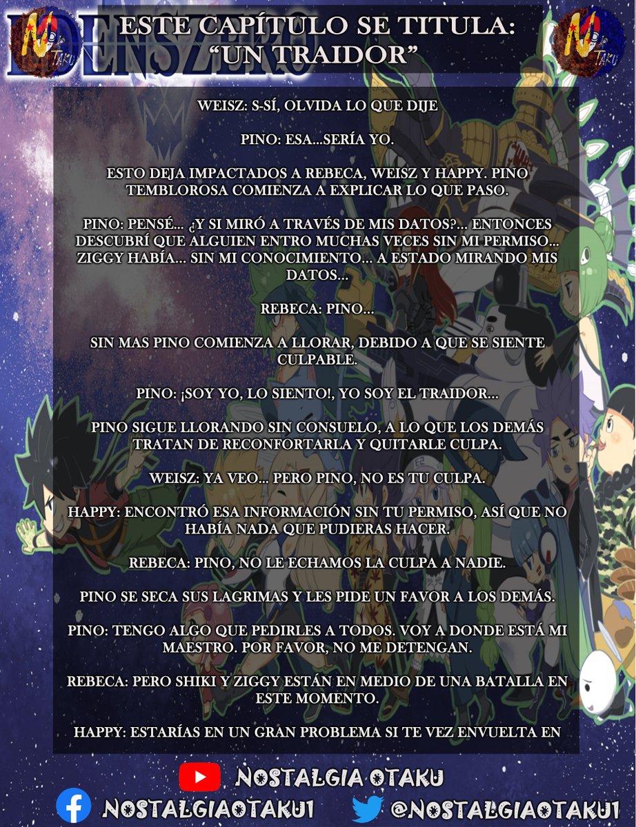 NostalgiaOtaku1's tweet photo. Chicos les comparto la TRADUCCIÓN del capítulo 206 de #EdensZero. Si no quieren leer mucho está la REVIEW en mi canal de YouTube (TIENE SUBTÍTULOS EN INGLES). Parte 2/3. #EZspoilers #edenszero206 #FairyTail #FairyTail100yearsquest
REVIEW 206: https://t.co/DV9NgclJ4h https://t.co/JqiOfulMuK