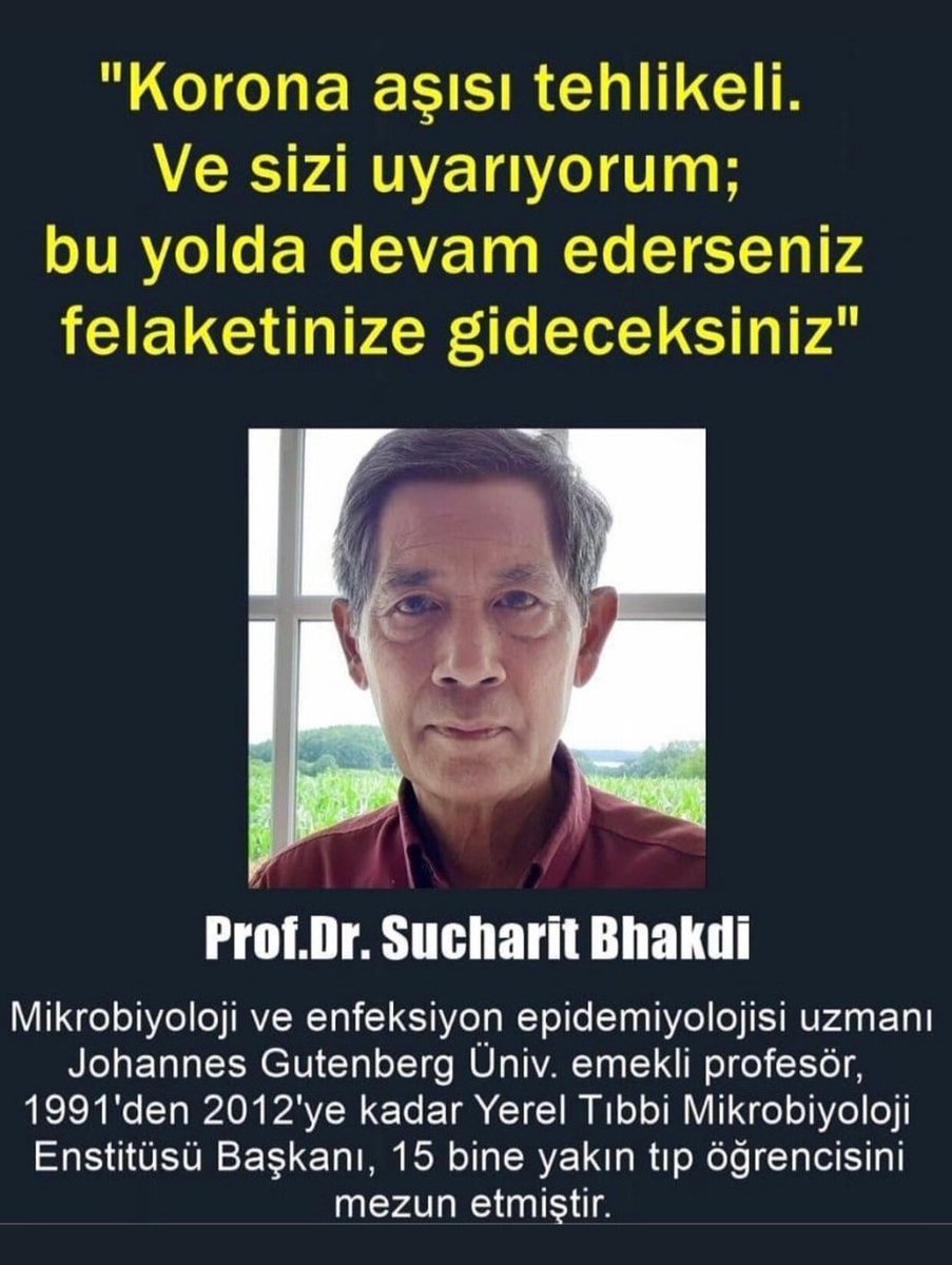 @sadecetasavvur @AvOzlemZengin Hangi Hastalık ? Olmayan hastalığı ; Hastalık tespit edemediği bizzat mucidi tarafından açıklanan PCR testi ile yaratılan Hastalığımı yenmeniz söz konusu değil ? Aşağıya bir göz at istersen, Bilgi sahibi olmadan fikir sahibi olma...