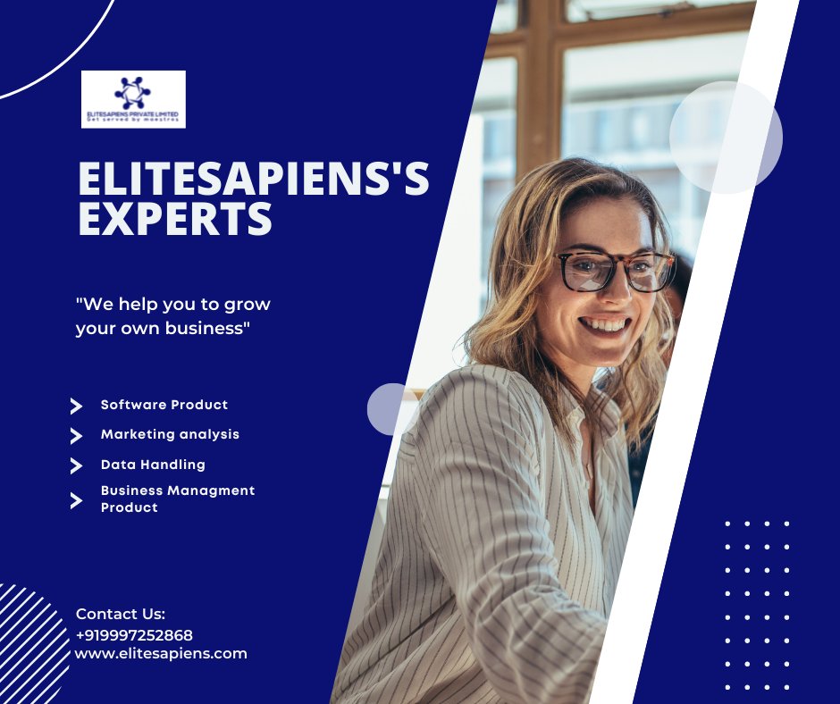 EliteSapiens's tweet photo. "We help you to grow your own business"
•Software Product
•Marketing analysis
•Data Handling
Stop wasting time on outdated or ineffective systems – let us show you what real power looks like.
https://t.co/3xuDMHS1Qs
.

#enterprisesoftwareproducts #enterprisesoftwareproblems https://t.co/53AoqcCswp
