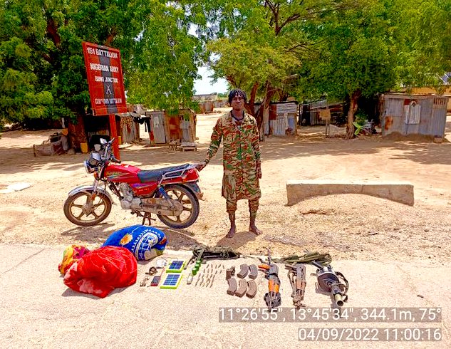DejiAdesogan's tweet photo. JUST IN: Sustained offensive onslaught around Bama axis of Borno State has forced another BokoHaram commander to surrender today with his weapons to troops deployed at Banki Junction. https://t.co/U5l88FP5rH