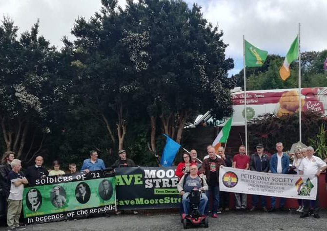 1922_adrian's tweet photo. #AntiFascist
#PeterDaly
#SmashFascism 
#BroadFront 
Fantastic anti-fascist broad front event today in Monageer, Enniscorthy, Co Wexford to honour Volunteer Peter Daly. https://t.co/1GjewlgH9D