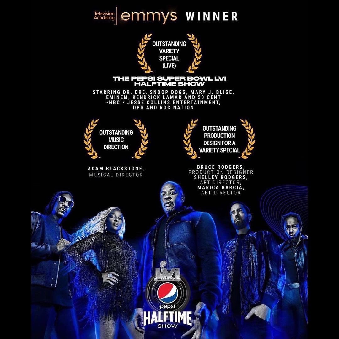 50cent's tweet photo. 👏👏👏🎥GLG🚦GreenLightGang first Emmy many more to come. you know the vibes • https://t.co/jnbpt4Vpb3 https://t.co/g7mBovQmJO