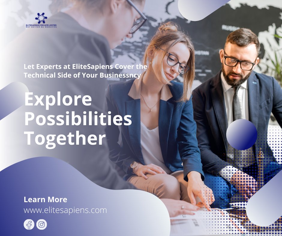 EliteSapiens's tweet photo. Grow your company with innovative business solutions.
Let Experts at EliteSapiens helps you to grow your business https://t.co/3xuDMHS1Qs
.
.
.
#digitalbussiness #digitalbussinessdeveloper #digitalbussinessevolution #digitalbussinessowner #digitalbussinessmodel #digitalbussinessw https://t.co/5Yvpt5LXhr