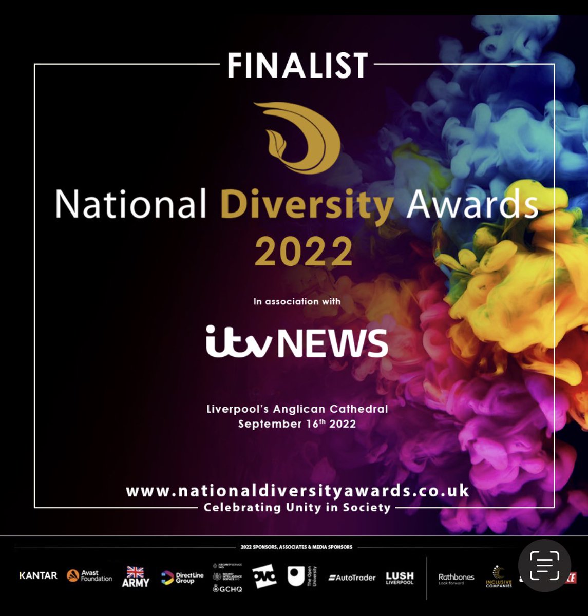 I made the finals of the <a href="/ndawards/">National Diversity Awards</a> not long now. So much gratitude for my journey 🙏🏾💫✨#thankyou 
 #nda22 #gratitude #proudtobediverse