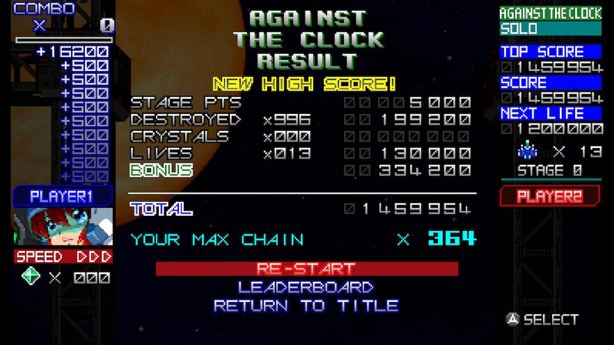 NamcoFan1's tweet image. #レイジングブラスターズ #RagingBlasters #NintendoSwitch

Had I not got killed by that serpent boss, I would&apos;ve kept my crystals...