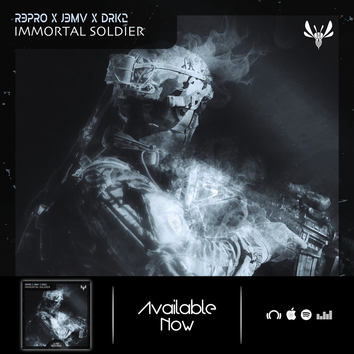 Wasp_Records's tweet photo. 🔥🔥 R3PRO X J3MV X DRK2 - Immortal Soldier is OUT NOW on WASP RECORDS ! 🔥🔥 

🎧 Get your copy here 🎧 :

https://t.co/nZNmo14HHn

#R3PRO #J3MV #DRK2 #ImmortalSoldier #wasprecords #WSPR215 #edm #electro #electronic #electronicdancemusic #bigroom #bigroomhouse #ProgressiveHouse https://t.co/M2eTFafBlu