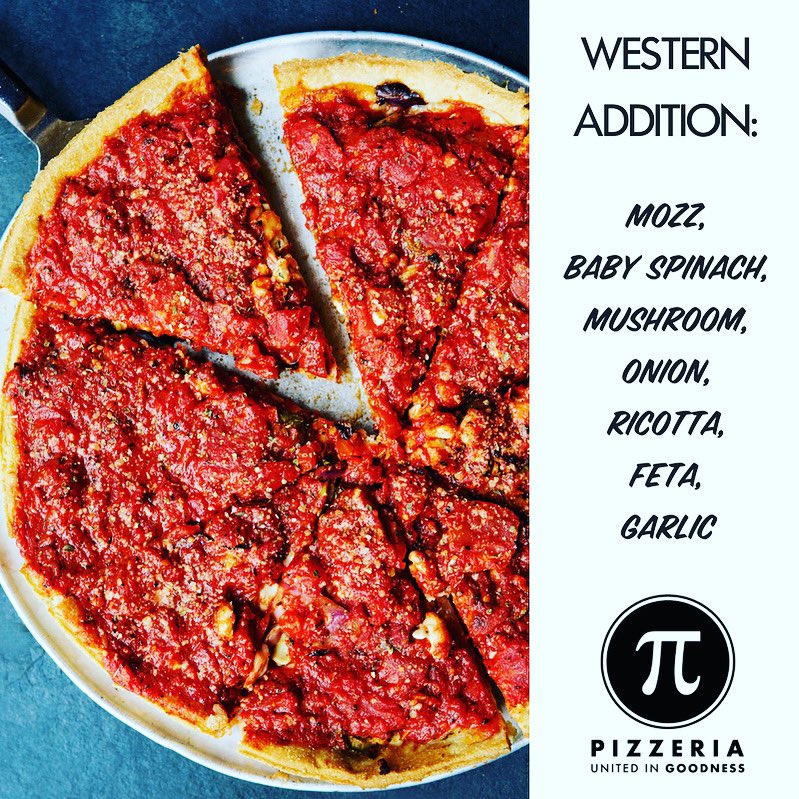Where are my veggie lovers? The deep dish Western Addition is your new bestie.